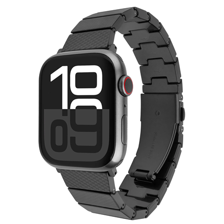 FIXED Resin Strap pro for Apple Watch 44/45/46/49, Carbon Black | Fixed