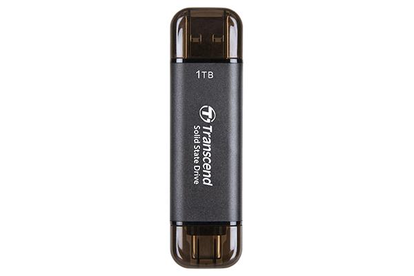 External SSD TRANSCEND ESD310C 1TB USB-C USB 3D NAND Write speed 950 MBytes/sec Read speed 1050 MBytes/sec TS1TESD310C