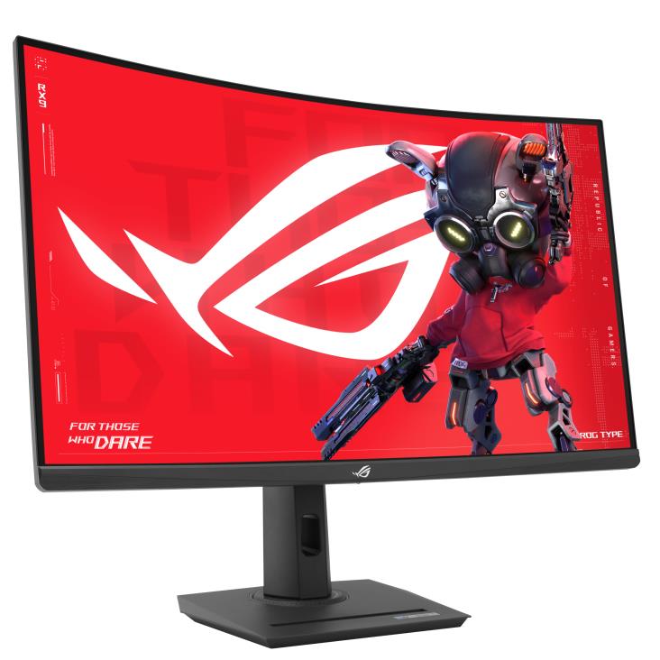 LCD Monitor ASUS ROG Strix XG32WCMS 31.5" Gaming/Curved Panel VA 2560x1440 16:9 280Hz 1 ms Swivel Pivot Height adjustable Tilt 90LM09X0-B01970