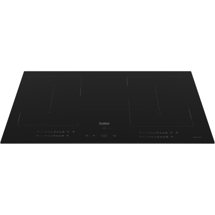 BEKO Hob | HII64720QUF2T | Induction | Number of burners/cooking zones 4 | Touch | Timer | Black