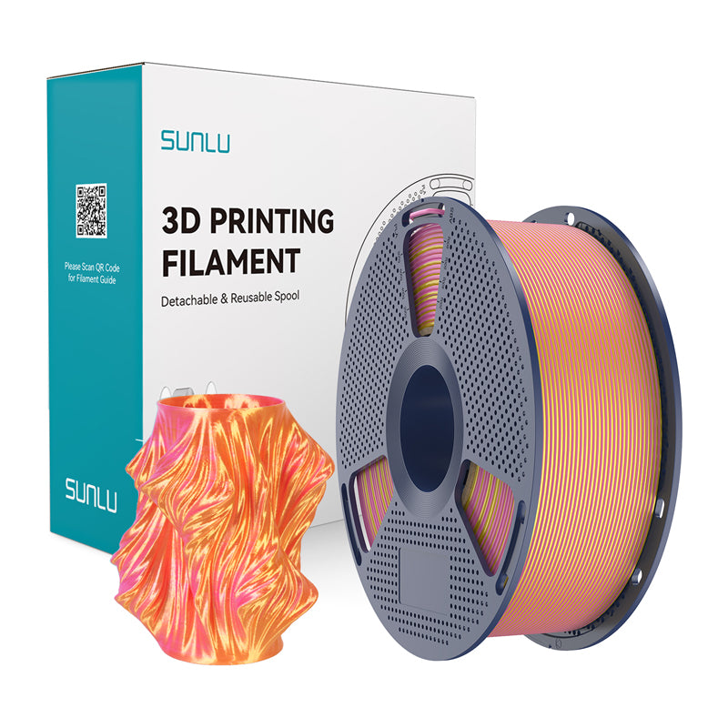 Sunlu PLA+ Silk Dual Color Filament (Pink and Gold) - Image 1