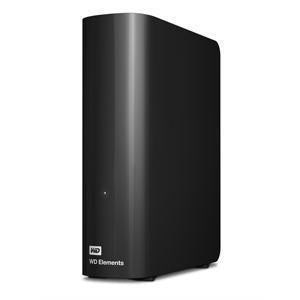 External HDD WESTERN DIGITAL Elements Desktop 10TB USB 3.0 Drives 1 Black WDBWLG0100HBK-EESN