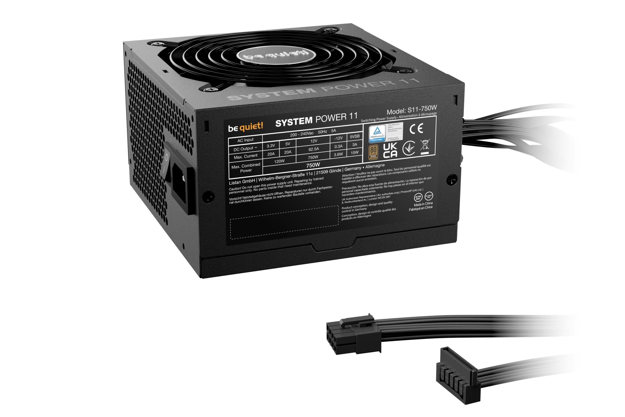 Power Supply BE QUIET ATX PC 200 - 240 V 750 W BP012EU