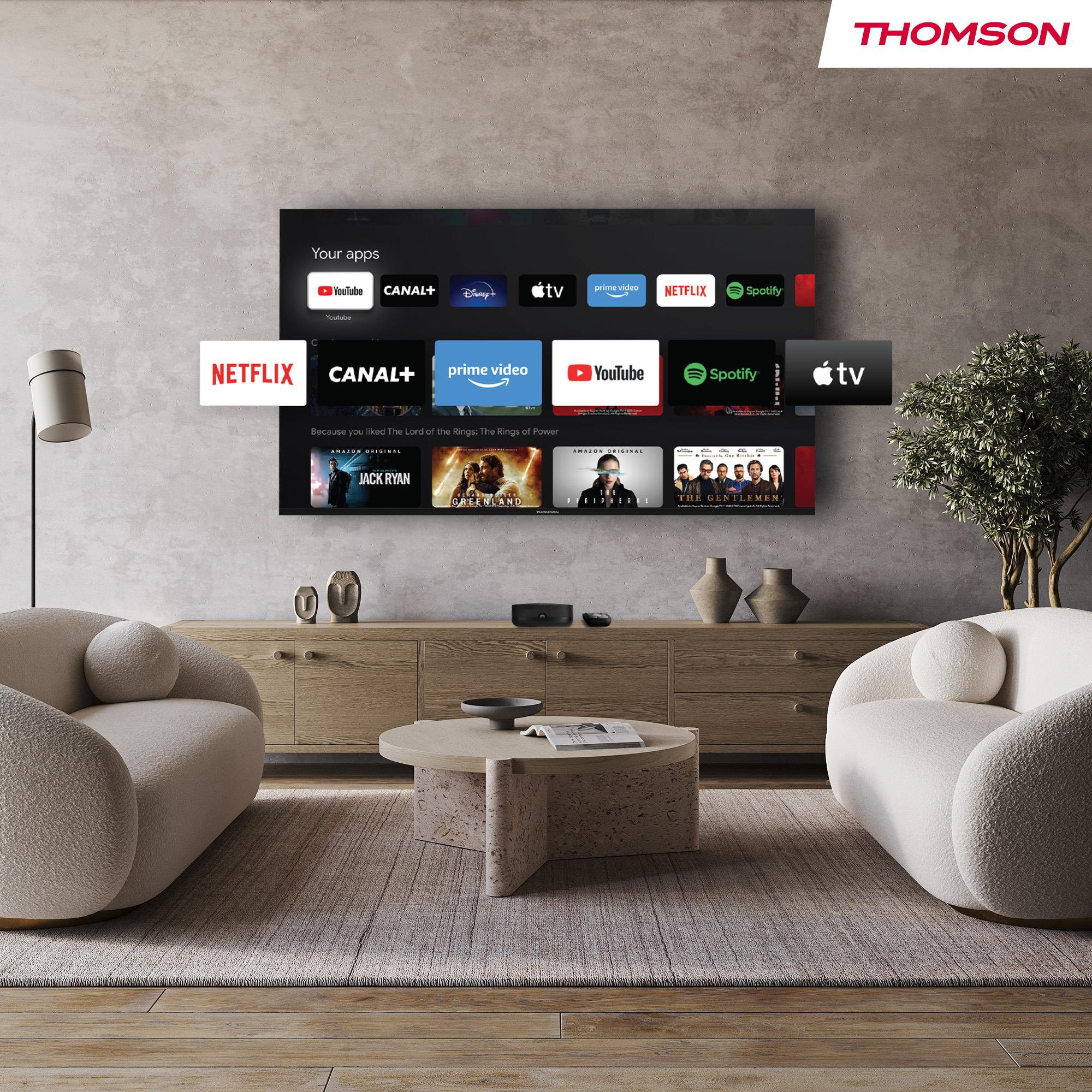 TV SET ACC STREAMING BOX/PLUS 270 4K BLACK THOMSON