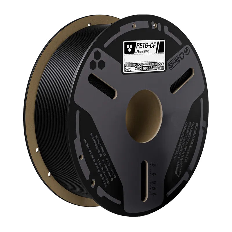 ELEGOO PETG-CF Carbon Fiber Filament (Black) 0.5 kg - Image 1