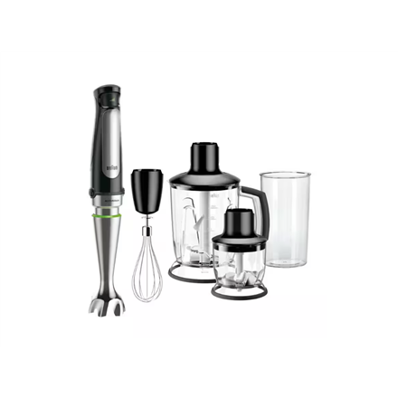 Braun | MultiQuick 7 Hand Blender | MQ 7045X | Hand Blender | 1000 W | Number of speeds 6 | Chopper | Black/Stainless st