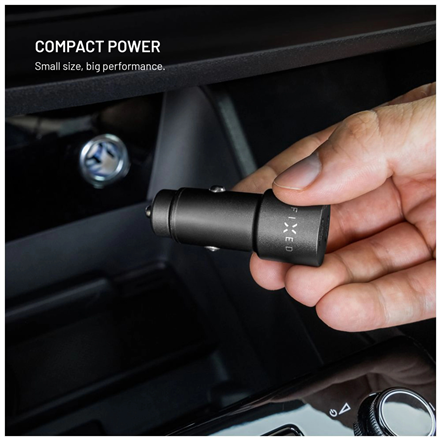 Fixed Dual USB-C Car Charger, 65W, PD 3.0