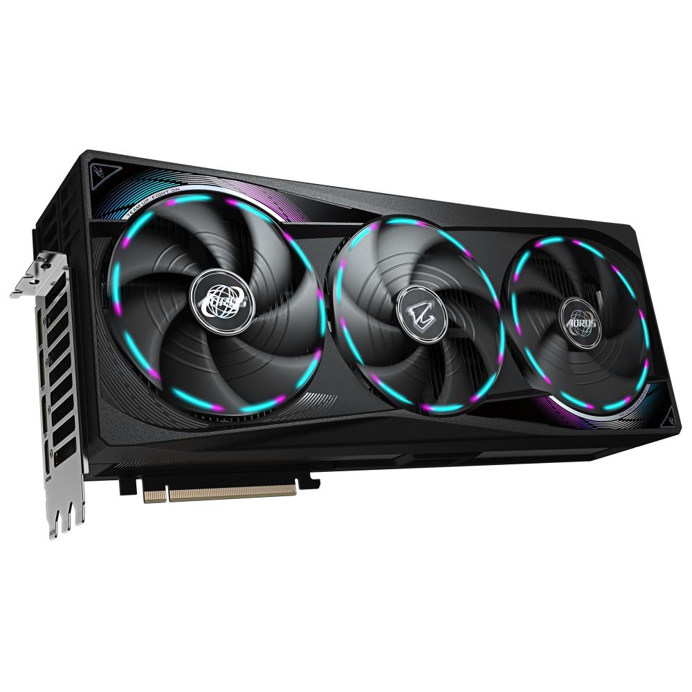 Graphics Card GIGABYTE NVIDIA GeForce RTX 5090 32 GB GDDR7 512 bit PCIE 5.0 16x GPU 2655 MHz Triple slot Fansink 1xHDMI 3xDisplayPort N5090AORUSM-32GD