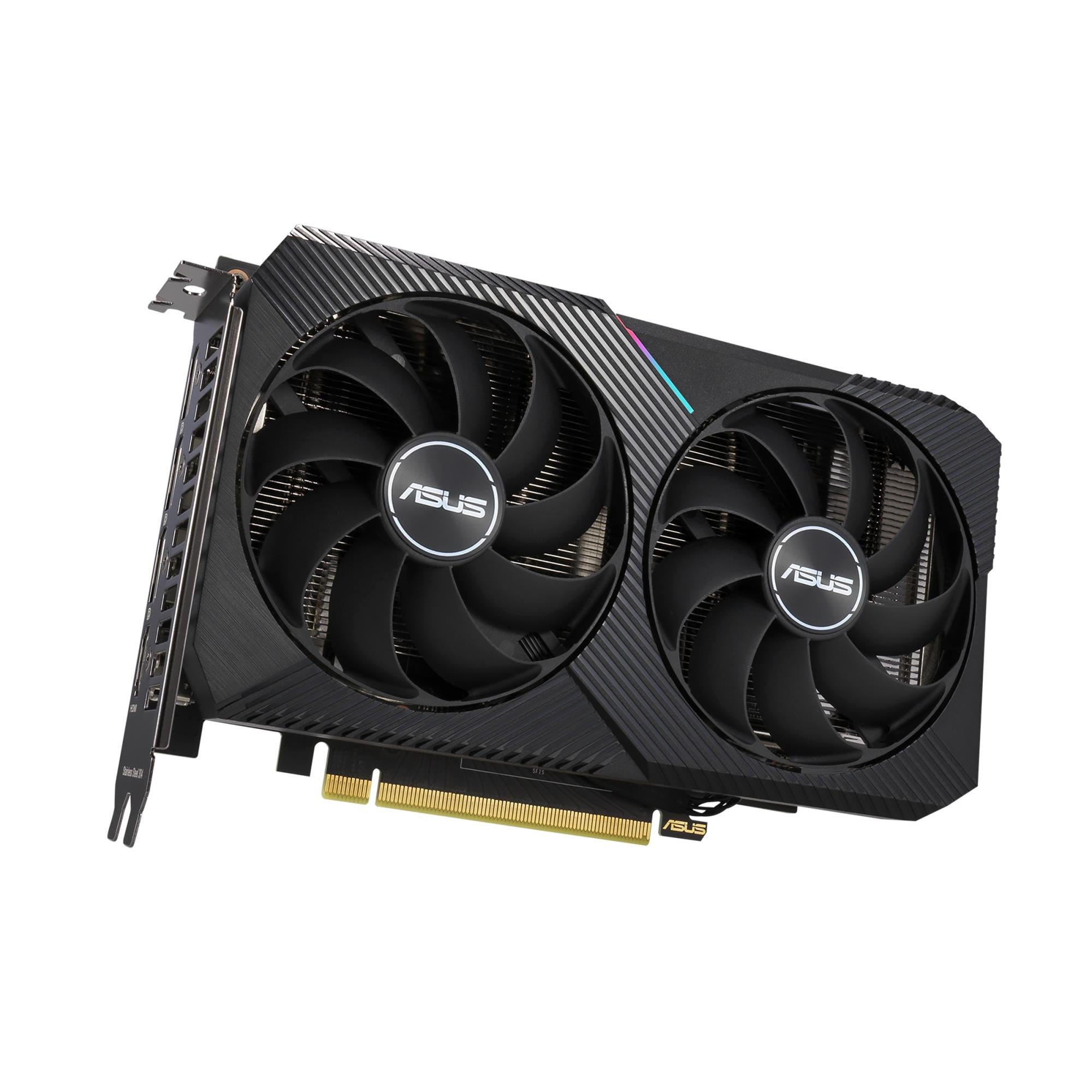 Graphics Card ASUS NVIDIA GeForce RTX 3060 12 GB 192 bit PCIE 4.0 16x GDDR6 GPU 1837 MHz 1xHDMI 3xDisplayPort DUAL-RTX3060-O12G-V2