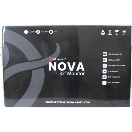 SALE OUT. Arozzi Nova 32" IPS, 180Hz, Computer Monitor - Forest Green | Arozzi | Nova | 32 " | IPS | QHD | 16:9 | 180 Hz
