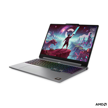 Lenovo LOQ 15AHP11 AMD | Luna Grey | 15.3 " | IPS | WUXGA | 1920 x 1200 pixels | Anti-glare | AMD Ryzen 7 | 250 | 16 GB