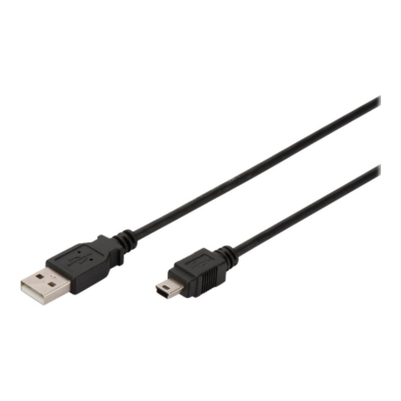 Digitus | Connection Cable, 1.8 m | AK-300108-018-S | USB Type A to USB Mini B