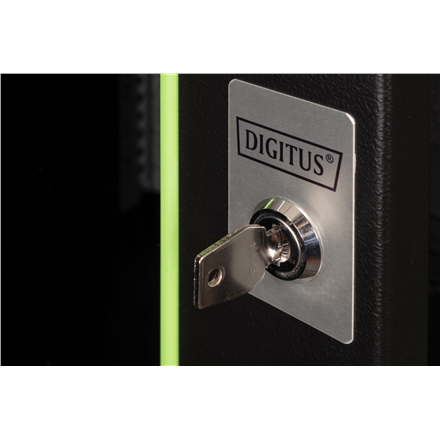 Digitus Wall Mounting Cabinet Unique Series | DN-19 16U-6/6-SW | 82 x 60 x 60 cm | Black