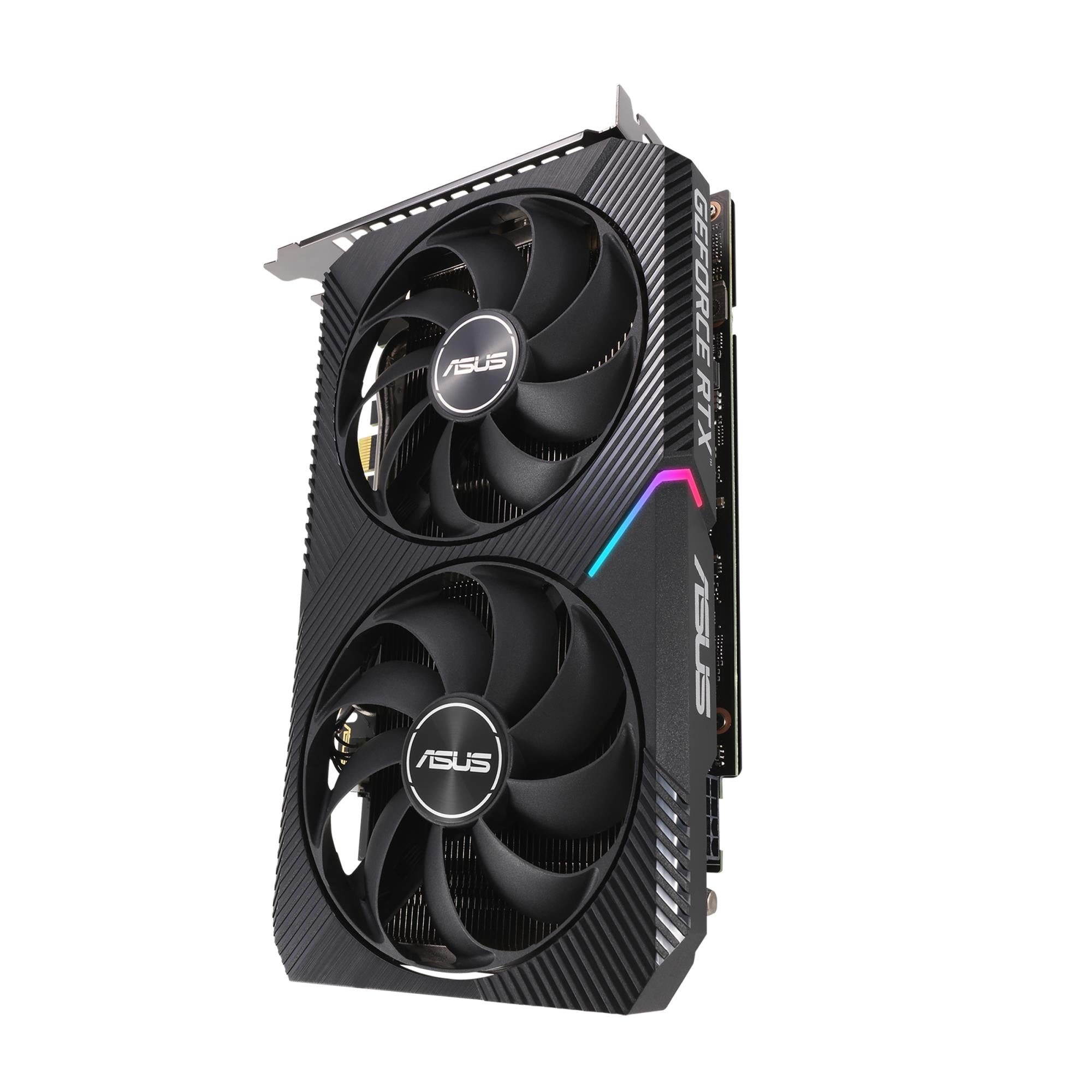 Graphics Card ASUS NVIDIA GeForce RTX 3060 12 GB 192 bit PCIE 4.0 16x GDDR6 GPU 1837 MHz 1xHDMI 3xDisplayPort DUAL-RTX3060-O12G-V2