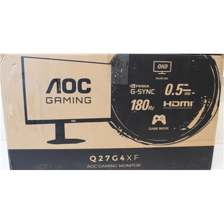 SALE OUT. AOC Gaming Q27G4XF 27", 2560x1440/1ms/250cd/m², HDMI, DisplayPort, USB | AOC | Q27G4XF | 27 " | IPS | 16:9 | 1