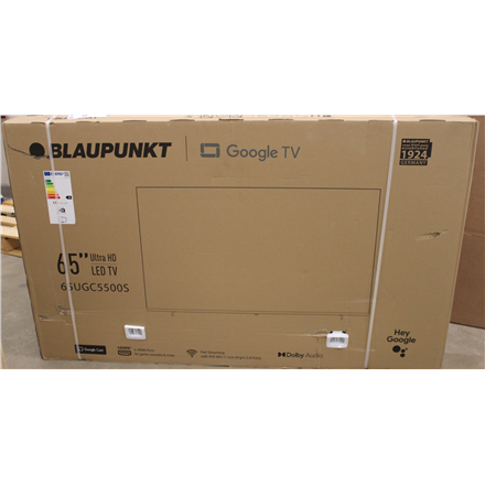 SALE OUT. Blaupunkt 65UGC5500S 65" (164cm) 4K Ultra HD Google TV | SALE OUT. Blaupunkt 4K TV | 65UGC5500S | 65 | Smart T