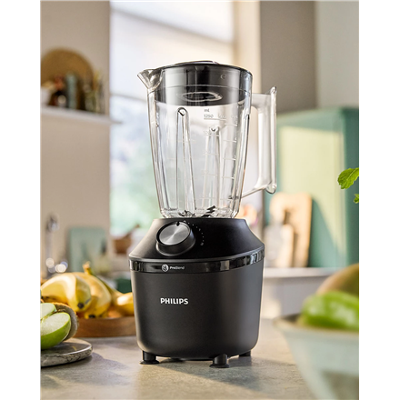 Philips Blender | HR2291/01 3000 Series | Tabletop | 600 W | Jar material Glass | Jar capacity 2 L | Ice crushing | Blac