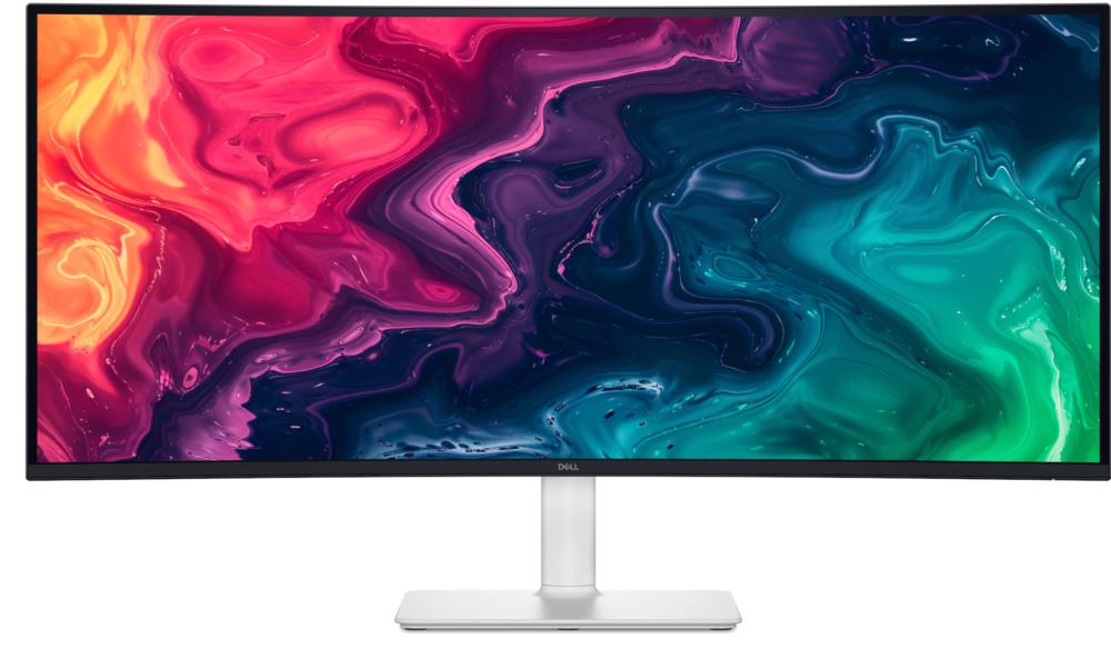 LCD Monitor DELL S3425DW 34" Curved/21 : 9 Height adjustable Tilt Matte Panel VA 3440x1440 21:9 120 Hz 1 ms Speakers Colour White 210-BQWR