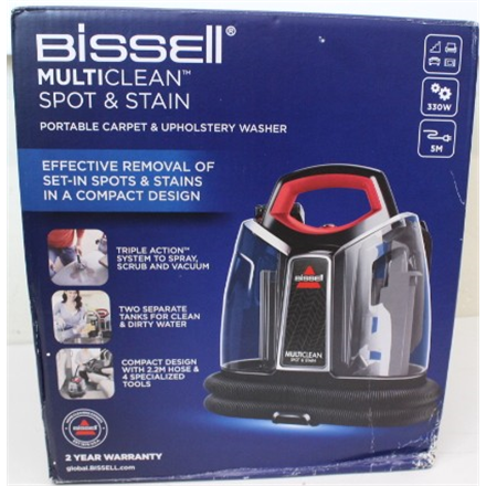 SALE OUT. Bissell | MultiClean Spot & Stain SpotCleaner Vacuum Cleaner | 4720M | Handheld | 330 W | Black/Red | Warranty