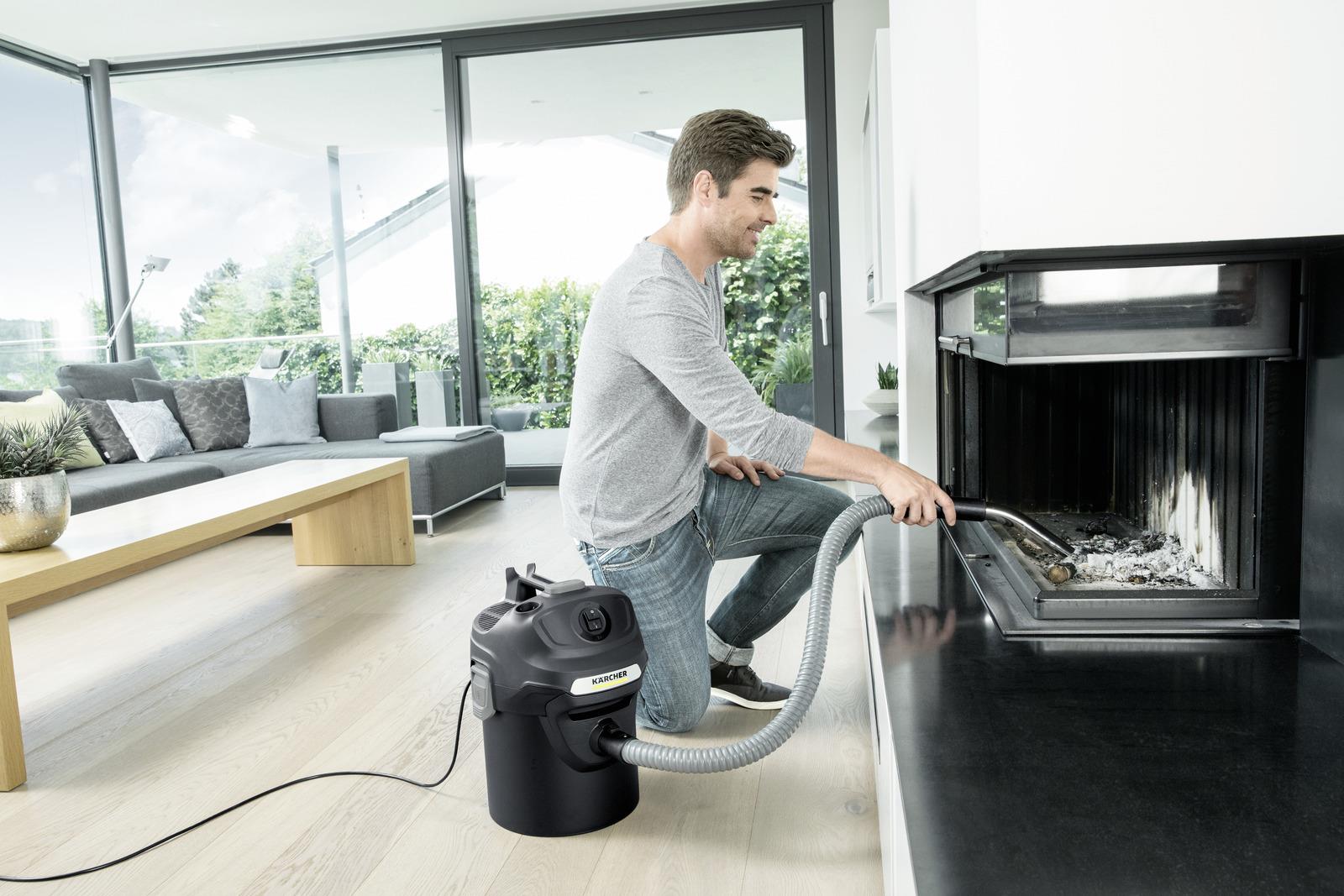 Vacuum Cleaner KARCHER Ash and dry vacuum cleaner AD 2 140 Watts Capacity 14 l Noise 82 dB Black Weight 4.4 kg 1.629-711.0