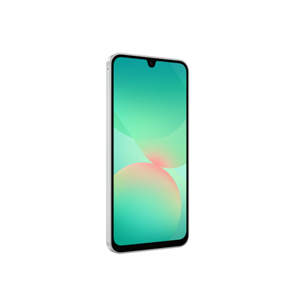 Samsung | Galaxy | A26 (A266) | White | 6.7 " | Super AMOLED | 1080 x 2340 pixels | Exynos | Internal RAM 6 GB | 128 GB | Dual SIM | 5G | Main camera resolution 50+8+2 MP | Secondary camera resolution 13 MP | Android | 15 | 5000 mAh