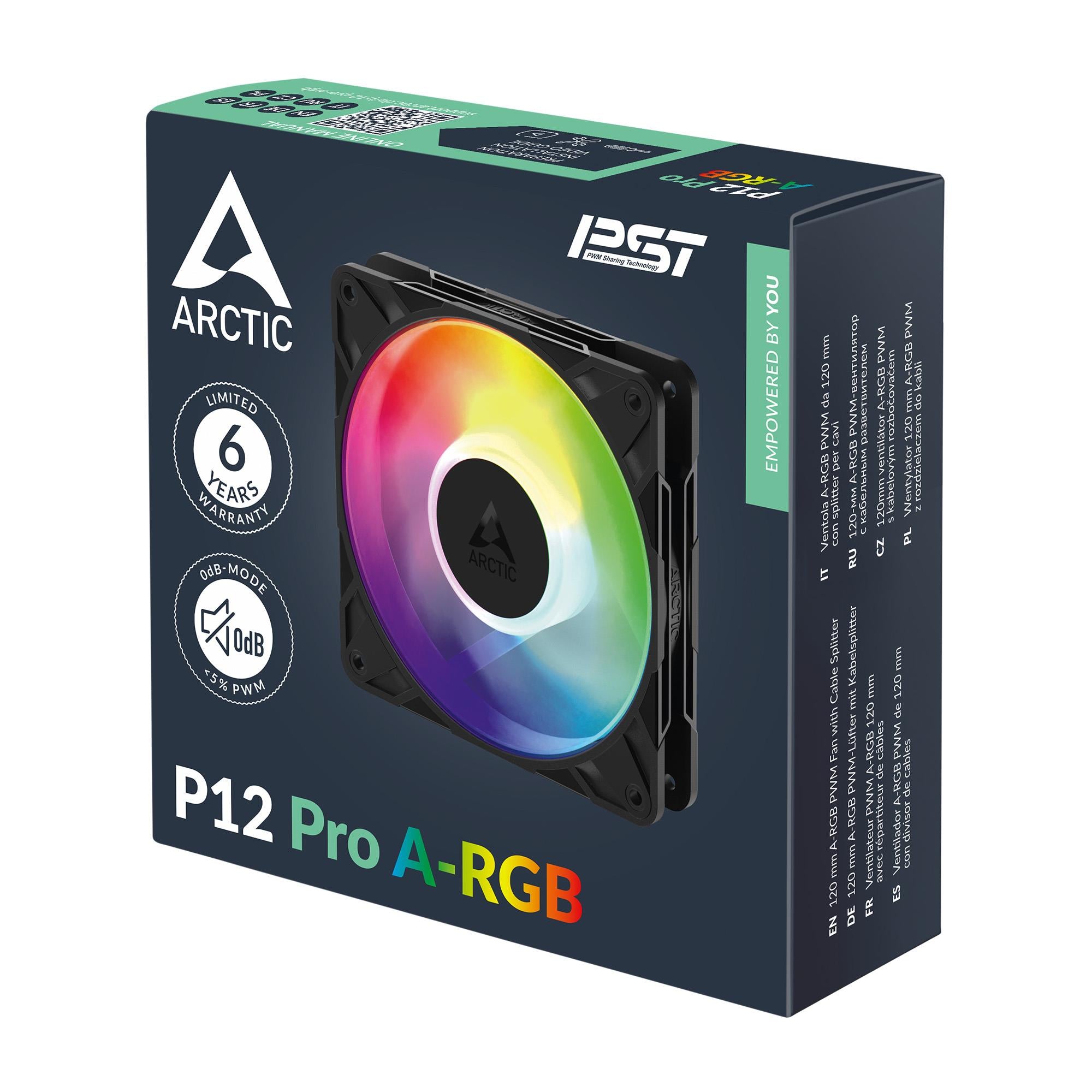 CASE FAN 120MM P12 PRO A-RGB/ACFAN00309A ARCTIC