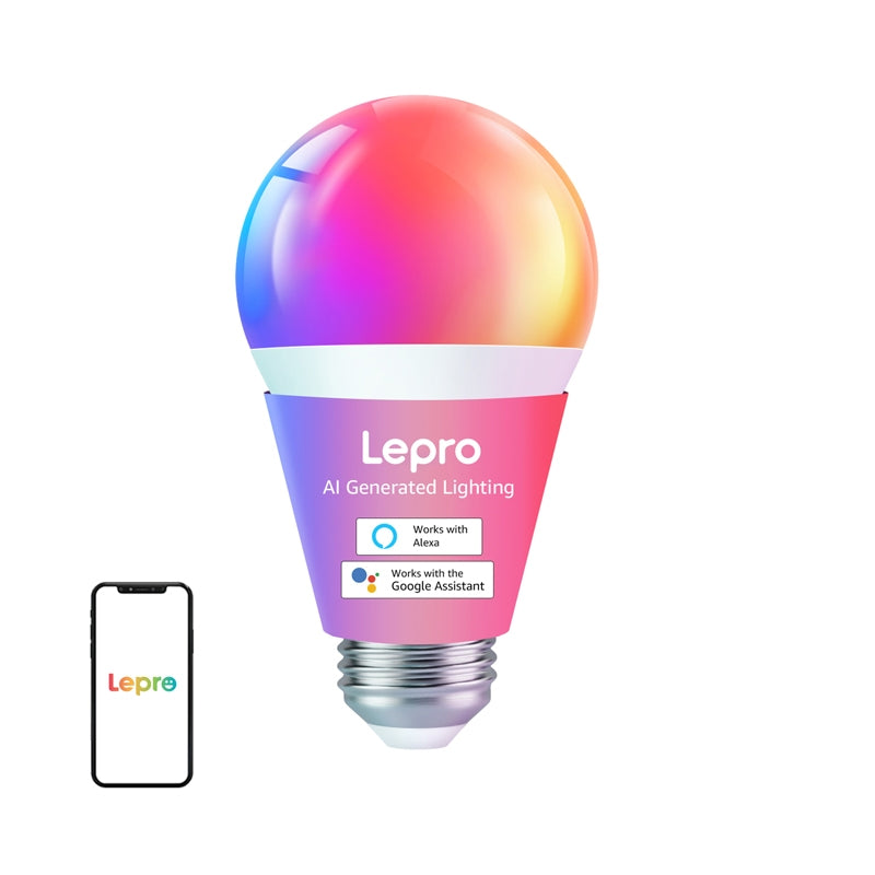 LEPRO B1 E27 LED Bulb with Bluetooth and Wi-Fi, 806 lm - Image 1