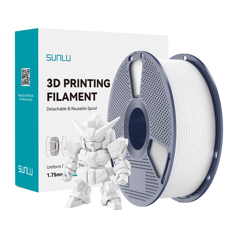Sunlu PLA+ 2.0 Filament (White) - Image 1