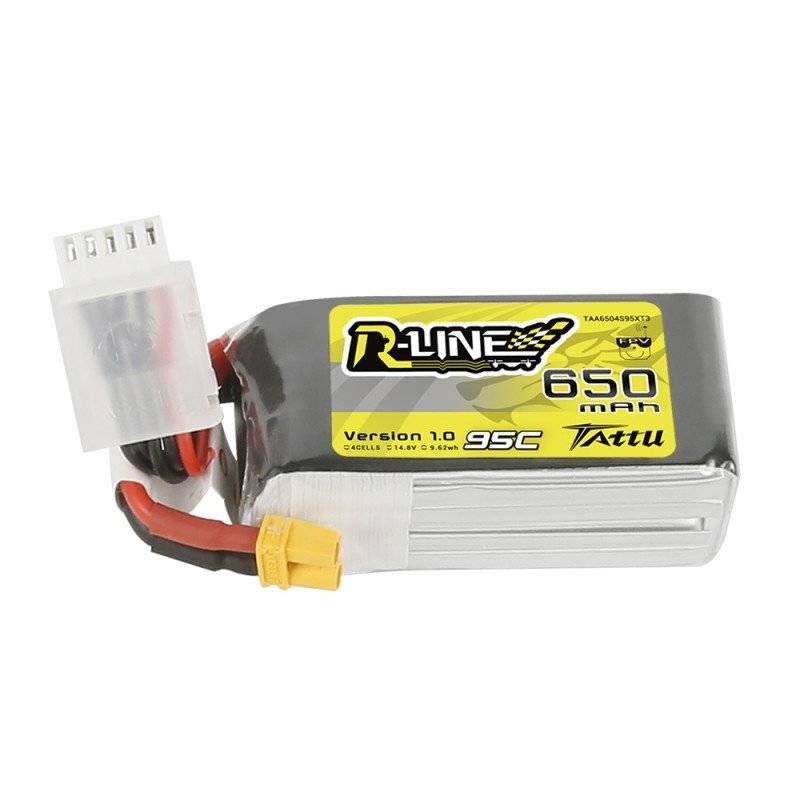 Battery Tattu R-Line 650mAh 14,8V 95C 4S1P XT30 - Image 1