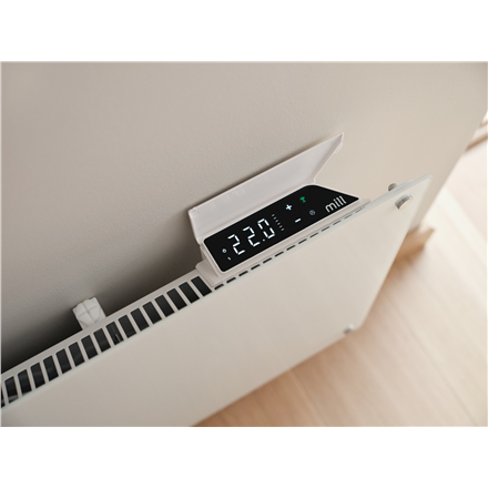 Mill Glass Smart WiFi Panel Heater Gen. 4 | GL400WIFI4 | Panel Heater | 400 W | Suitable for rooms up to 4-6 m² | White