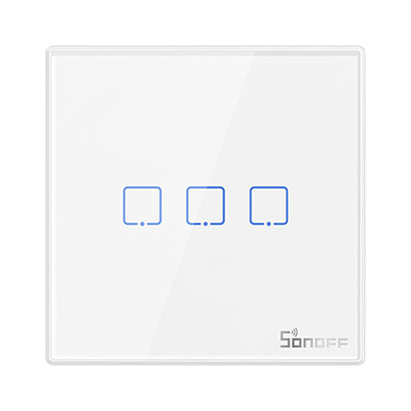 Smart Wireless Wall Switch Sonoff T2EU3C-RF 433MHz (3-channel) - Image 2