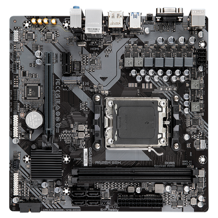 Gigabyte | A620M S2H 1.0 M/B | Processor family AMD | Processor socket AM5 | DDR5 DIMM | Memory slots 2 | Supported hard