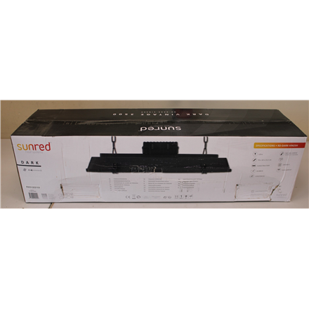 SALE OUT. Sunred RD-DARK-VIN25H Heater, Dark Vintage Hanging, Power 2500 W, Black | SUNRED Heater | RD-DARK-VIN25H, Dark
