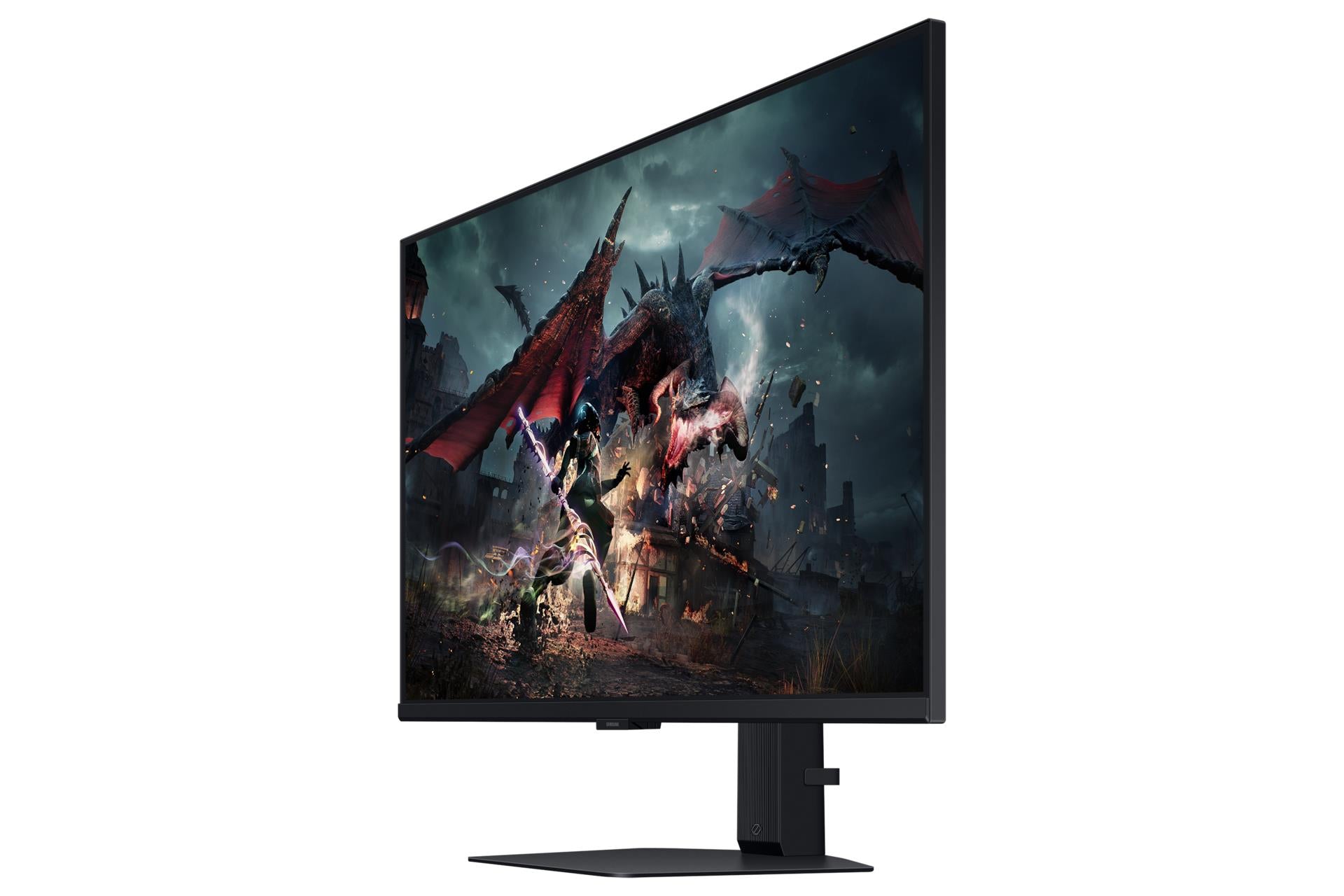 LCD Monitor SAMSUNG ODYSSEY G5 32" Gaming Panel IPS 2560x1440 16:9 180Hz 1 ms Colour Black LS32DG502EUXEN