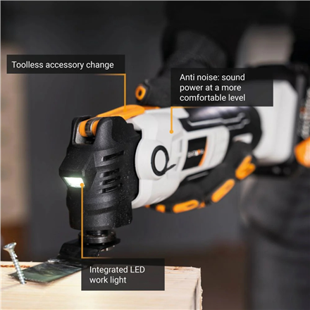 Batavia B.V. | 18V Cordless Anti-Vibration Multitool - Without Battery and Charger
