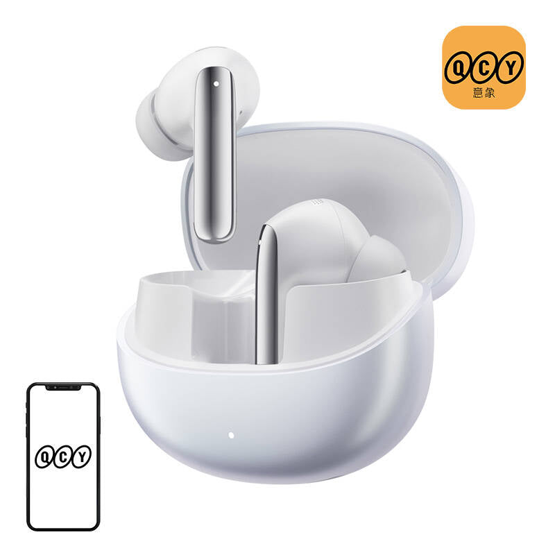 TWS QCY MeloBuds Pro HT08 Headphones, ANC (white) - Image 1