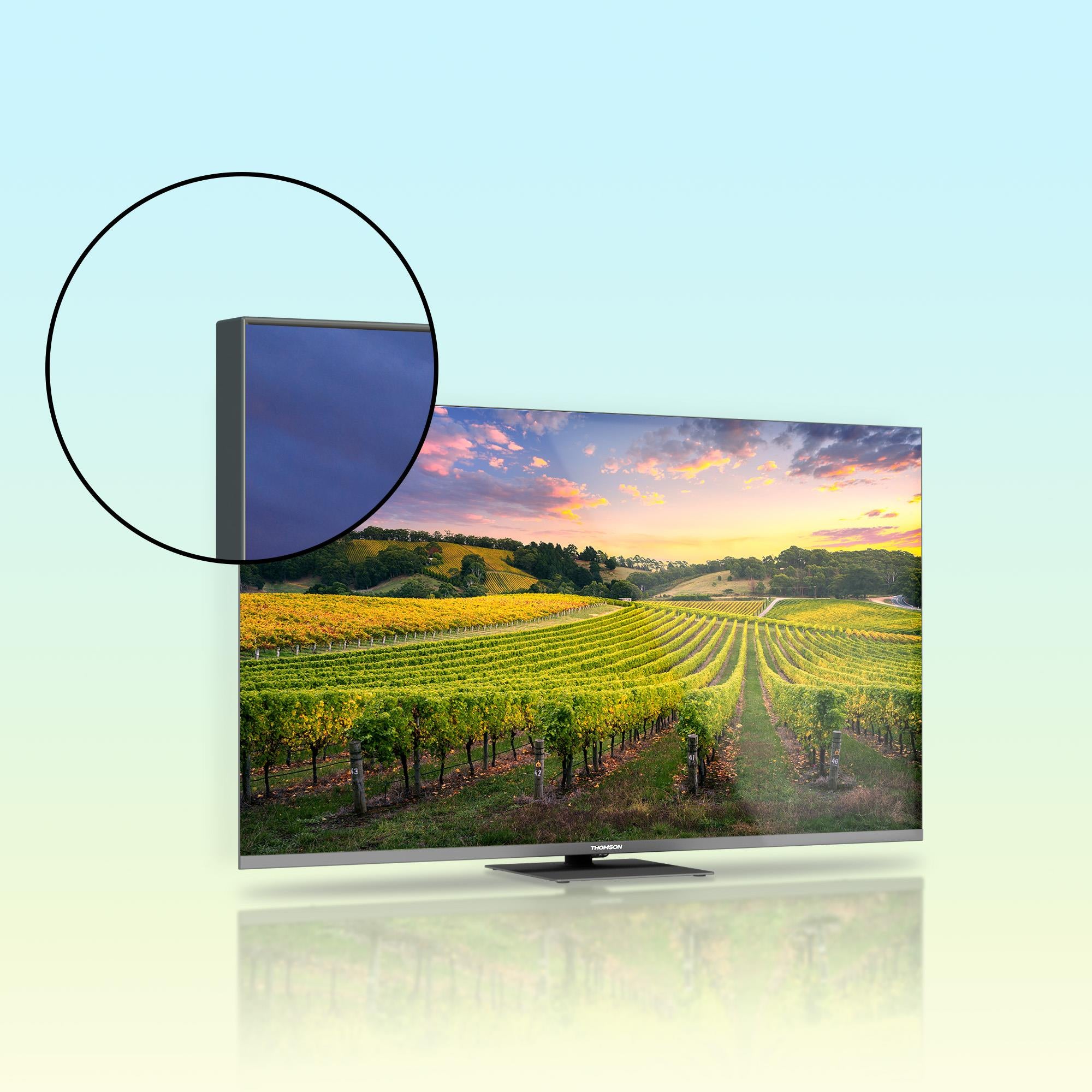 TV Set THOMSON 50" 4K/Smart QLED 3840x2160 Bluetooth Google TV 50QG5C14