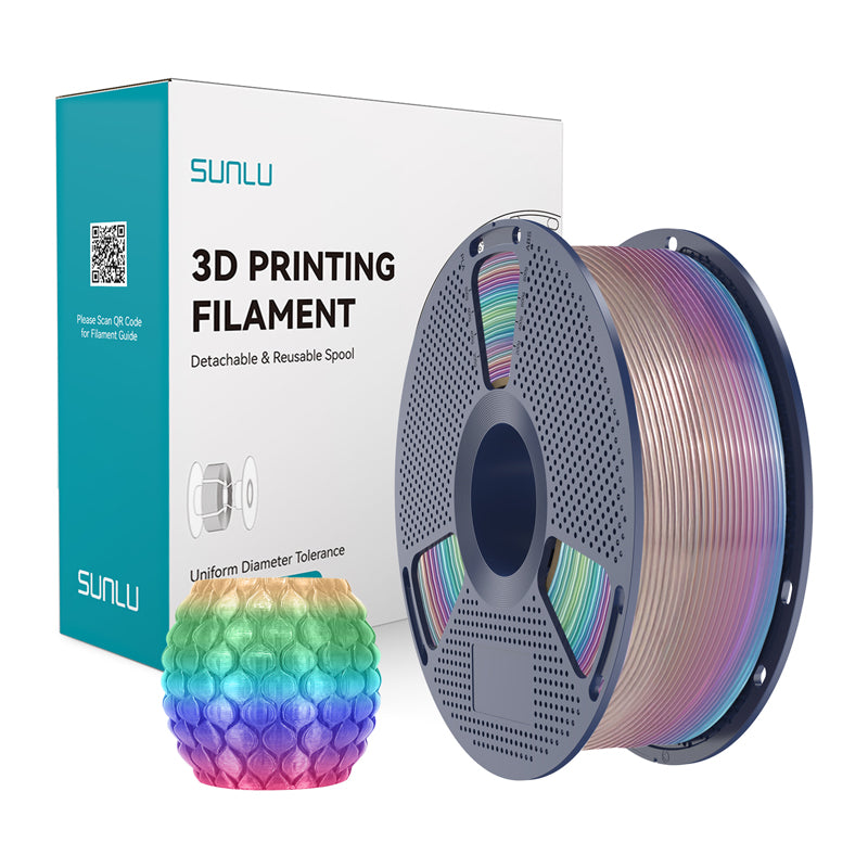 Sunlu PLA Transparent (Rainbow) 04 Filament - Image 1