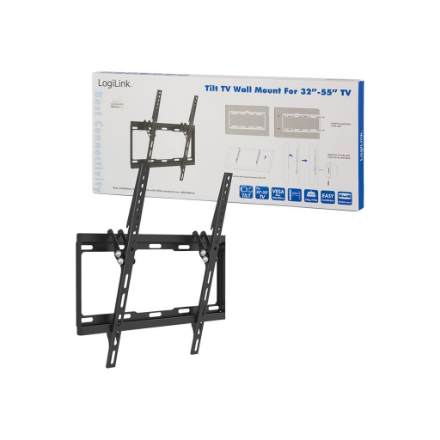Logilink BP0012 TV Wall mount, 32–55", tilt -14°, 25 mm