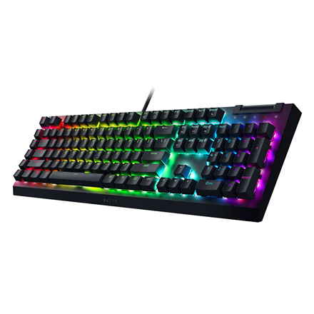 Razer | Mechanical Gaming Keyboard | BlackWidow V4 X | Mechanical Gaming Keyboard | Wired | US | Yellow Mechanical Switc