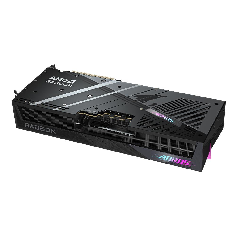 Graphics Card GIGABYTE AMD Radeon RX 9070 XT 16 GB GDDR6 256 bit PCIE 5.0 16x Triple slot Heatpipe 2xHDMI 2xDisplayPort R9070XTAORUSE-16GD1.0
