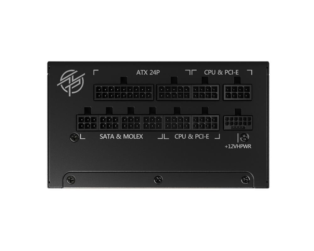 Power Supply MSI 850 Watts Efficiency 80 PLUS GOLD PFC Active MPGA850GPCIE5