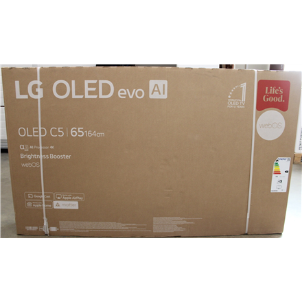 SALE OUT. LG OLED65C51LA 65" (165 cm) OLED TV | LG OLED65C51LA | 65 | Smart TV | webOS 25 | UHD | DAMAGED PACKAGING