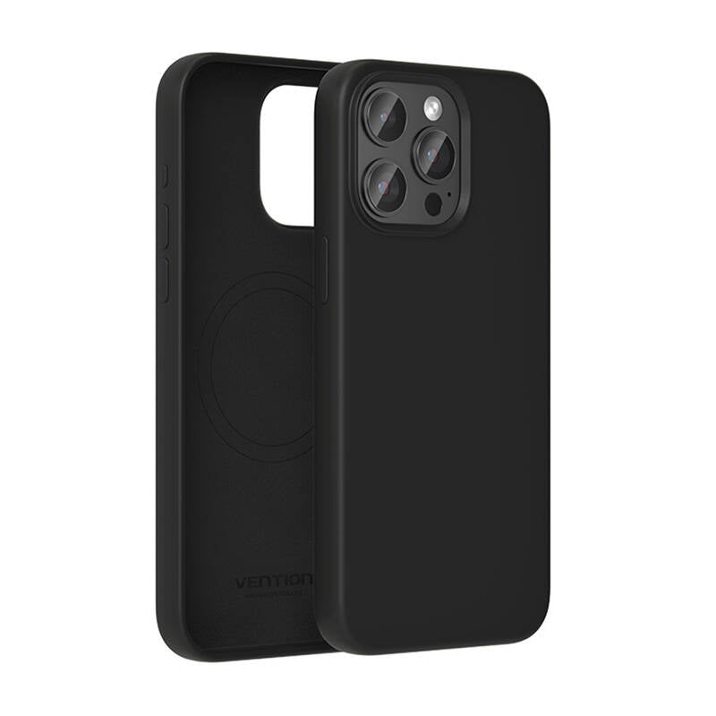 Vention KUFB0-40 Silicone Case for iPhone 15 Pro Max (black) - Image 3