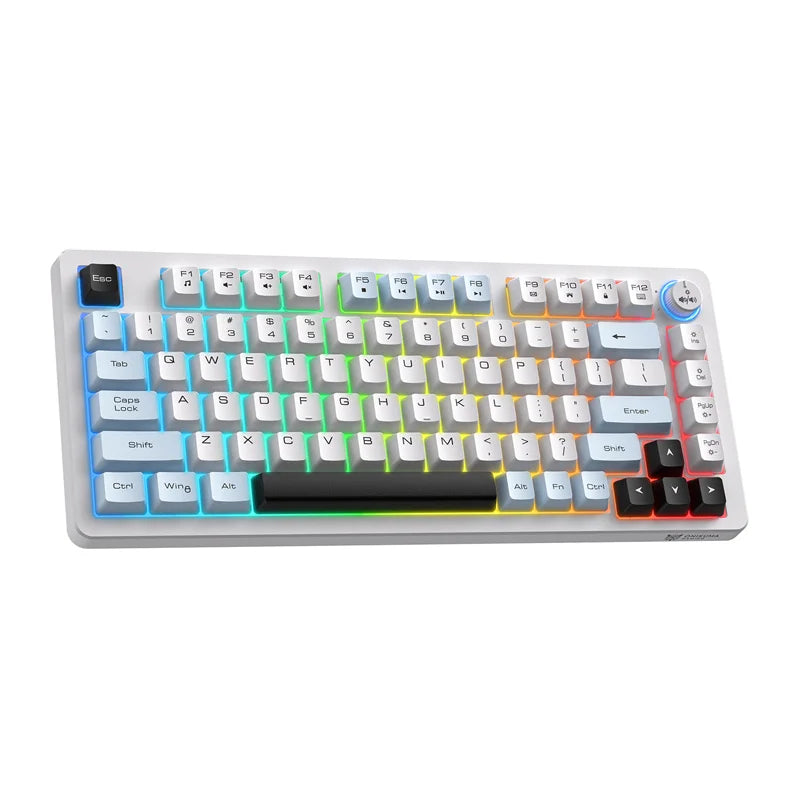 ONIKUMA MT501 Gaming Keyboard (White) - Image 1