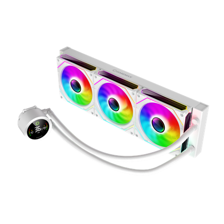 Gamemax CPU Liquid Cooler | ICEBURG 360 DIGITAL WH | White