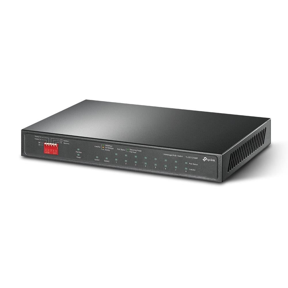 Switch TP-LINK 1xSFP PoE+ ports 8 TL-SG1210MP
