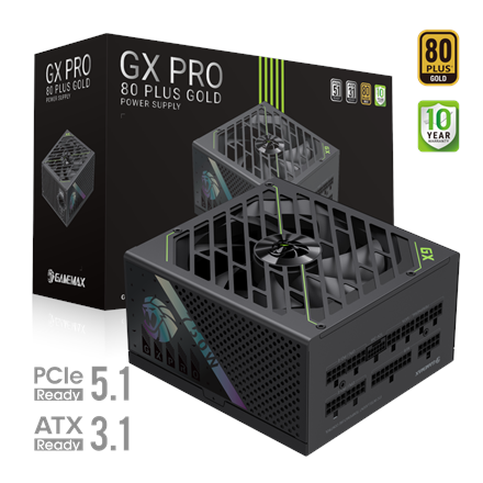 Gamemax PSU | GX PRO 750G | 750 W | Gold | Modular