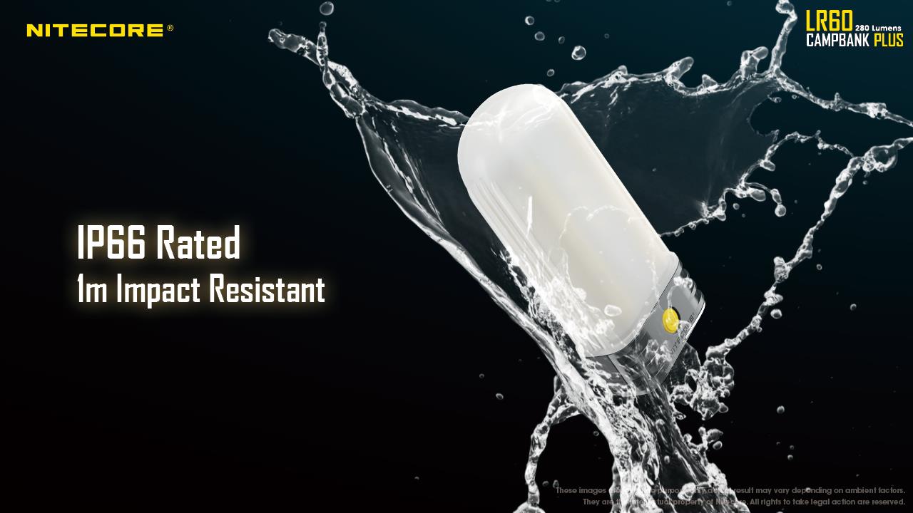 FLASHLIGHT LAMP SERIES/280 LUMENS LR60 NITECORE