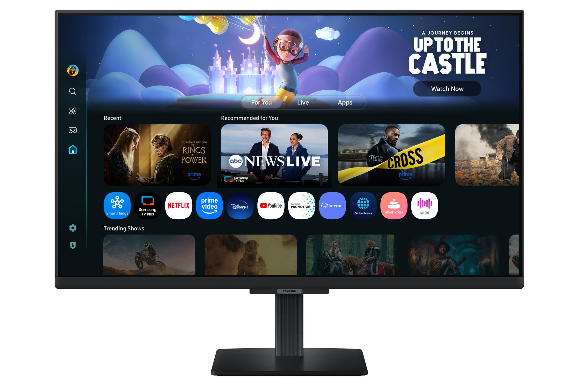 LCD Monitor SAMSUNG 27 " 1920 x 1080 pixels Full HD Native aspect ratio 16:9 LCD Flat LS27FM500EUXEN